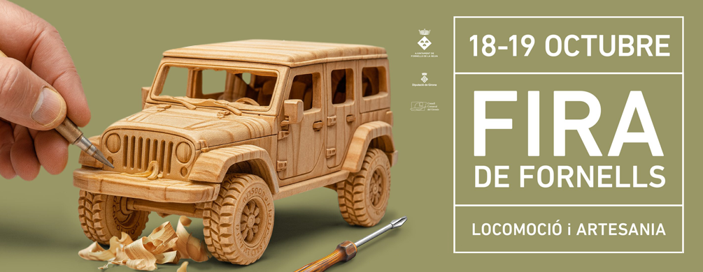 Banner de Fornells de la Selva - Fira Locomoció i Artesania 2025