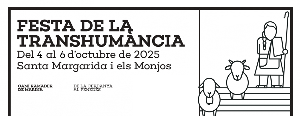 Banner de Santa Margarida i els Monjos - Festa de la Transhumància 2025