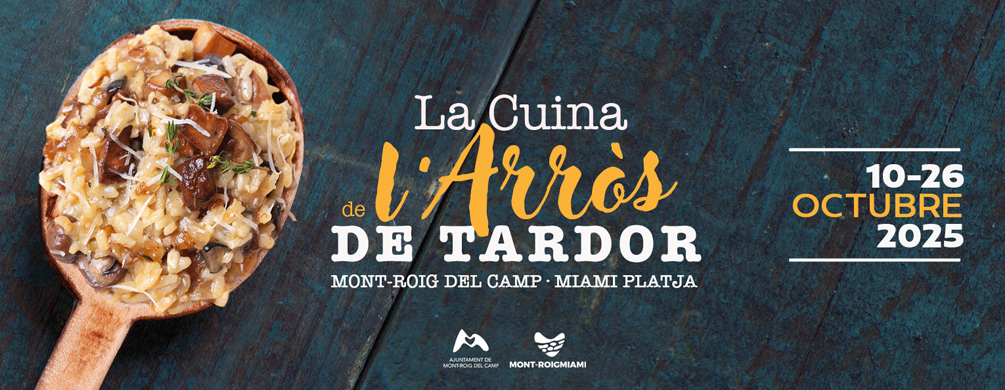 Banner de Mont-roig del Camp - Jornades Gastronòmiques de la Cuina de l'Arròs de Tardor 2025