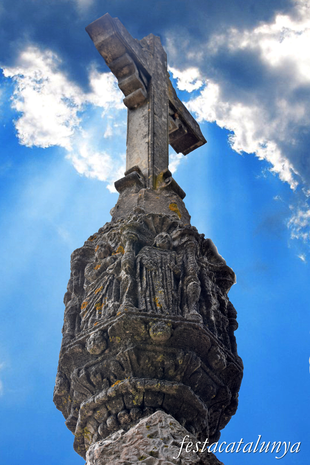 Aiguamúrcia - Creu de terme de Santes Creus 