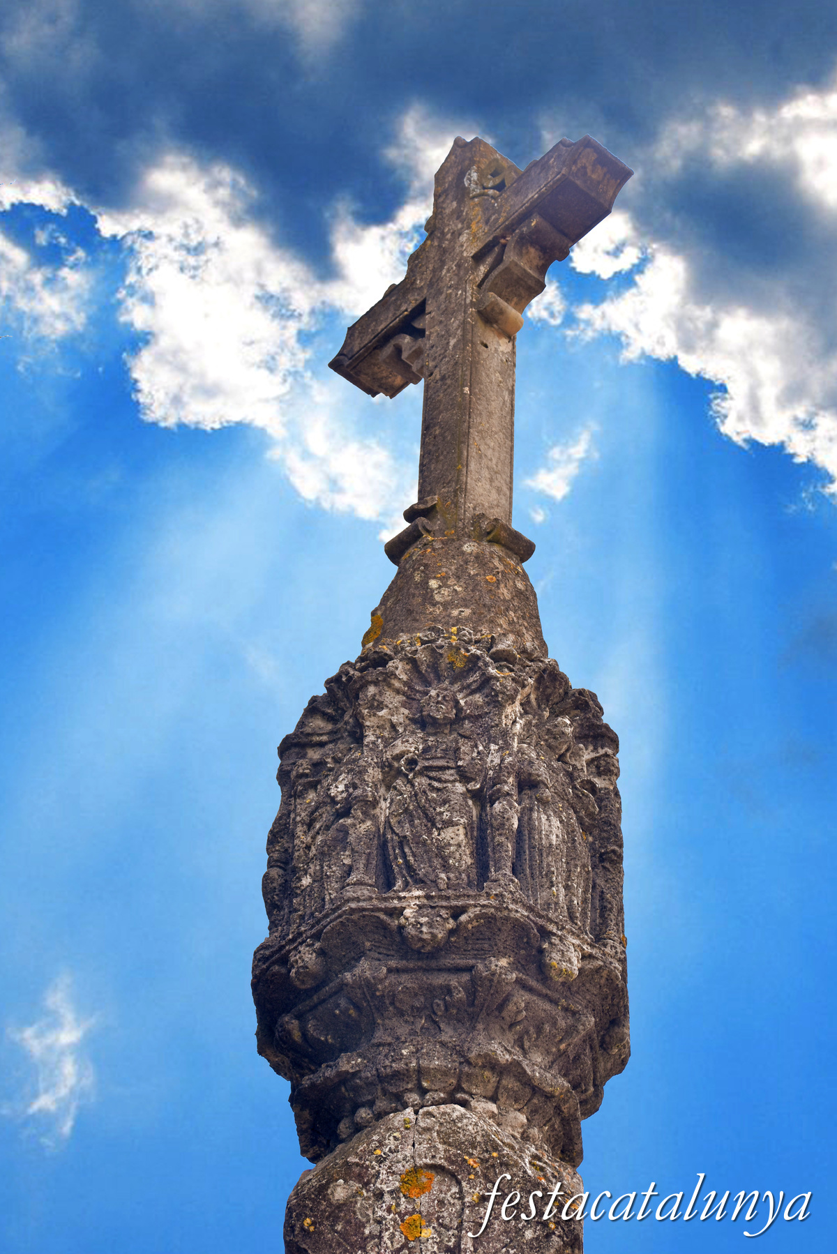 Aiguamúrcia - Creu de terme de Santes Creus