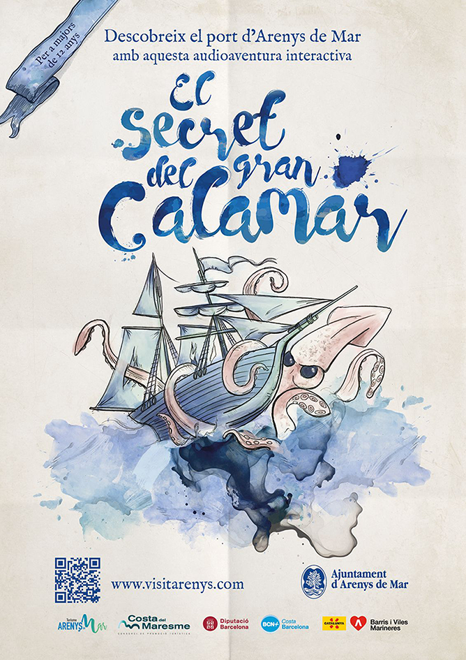 Audioaventura interactiva: El Secret del Gran Calamar a Arenys de Mar