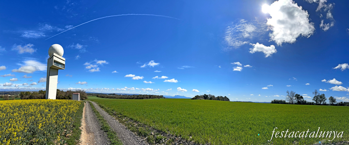 Montmaneu - Radar meteorològic de la Panadella 