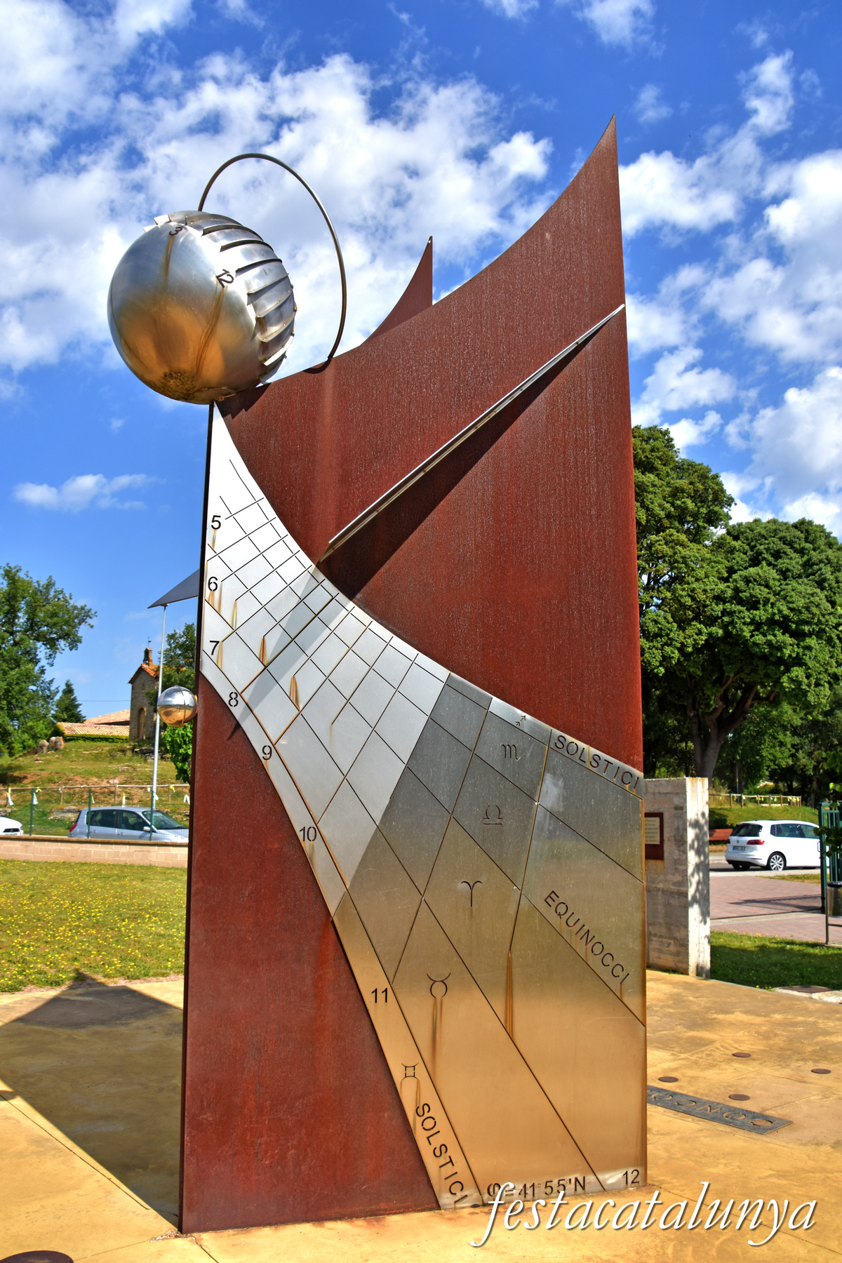 Sant Julià de Vilatorta - Rellotge de sol Àngel de la Concòrdia 