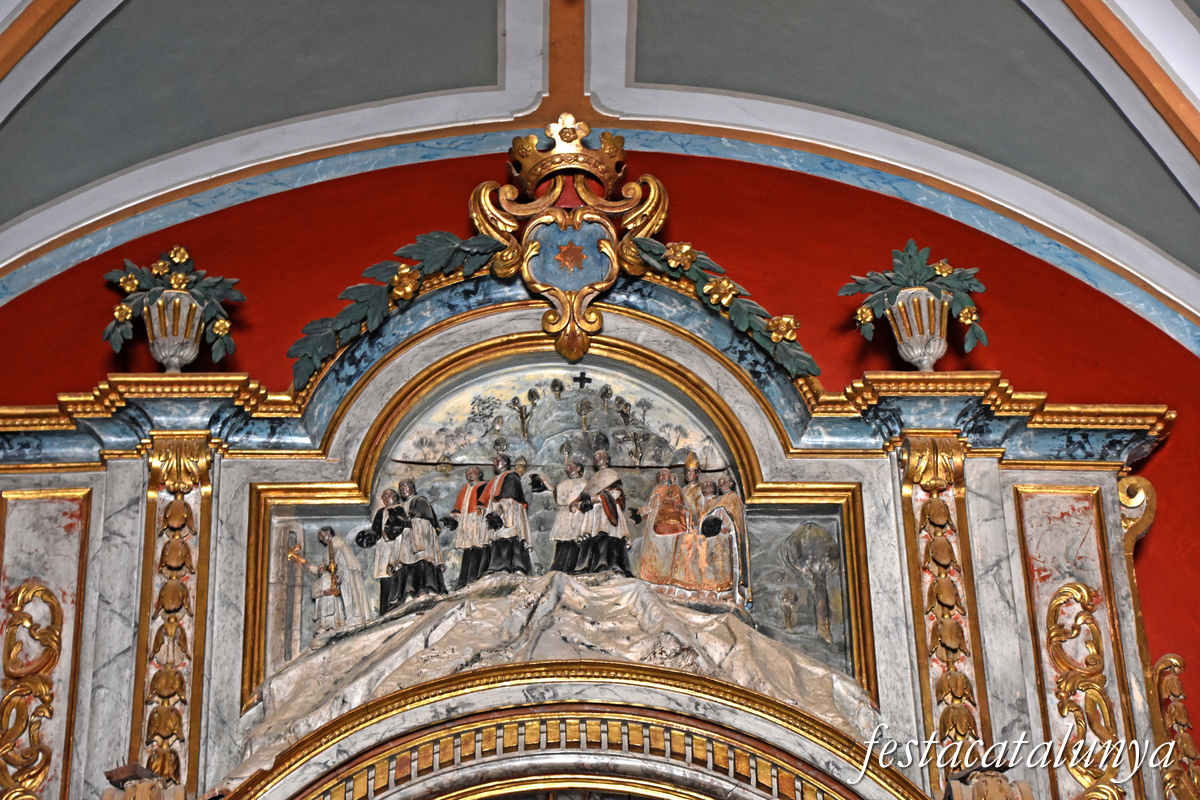Sant Julià de Vilatorta- Santuari de Puig l'Agulla de Vilalleons - Retaule Major i Cambril de la Mare de Déu 