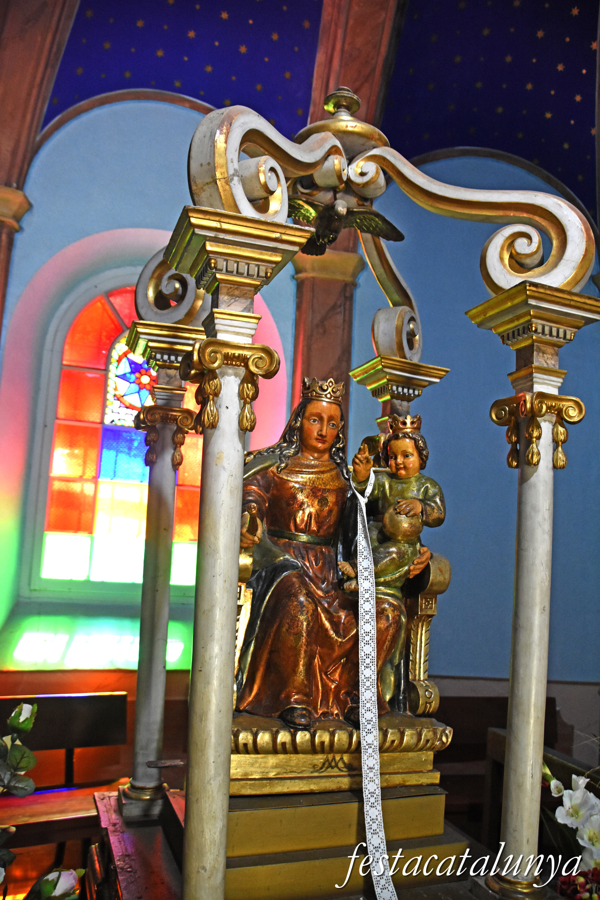 Sant Julià de Vilatorta- Santuari de Puig l'Agulla de Vilalleons - Retaule Major i Cambril de la Mare de Déu 