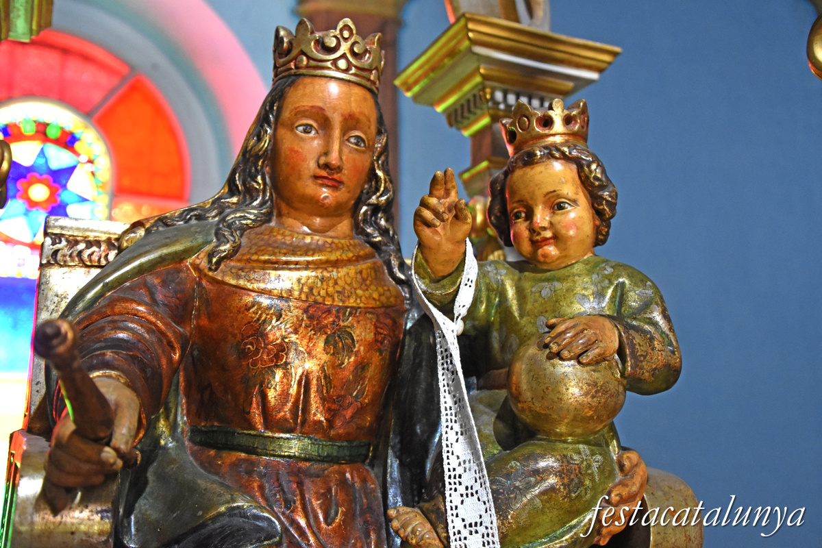 Sant Julià de Vilatorta- Santuari de Puig l'Agulla de Vilalleons - Retaule Major i Cambril de la Mare de Déu 