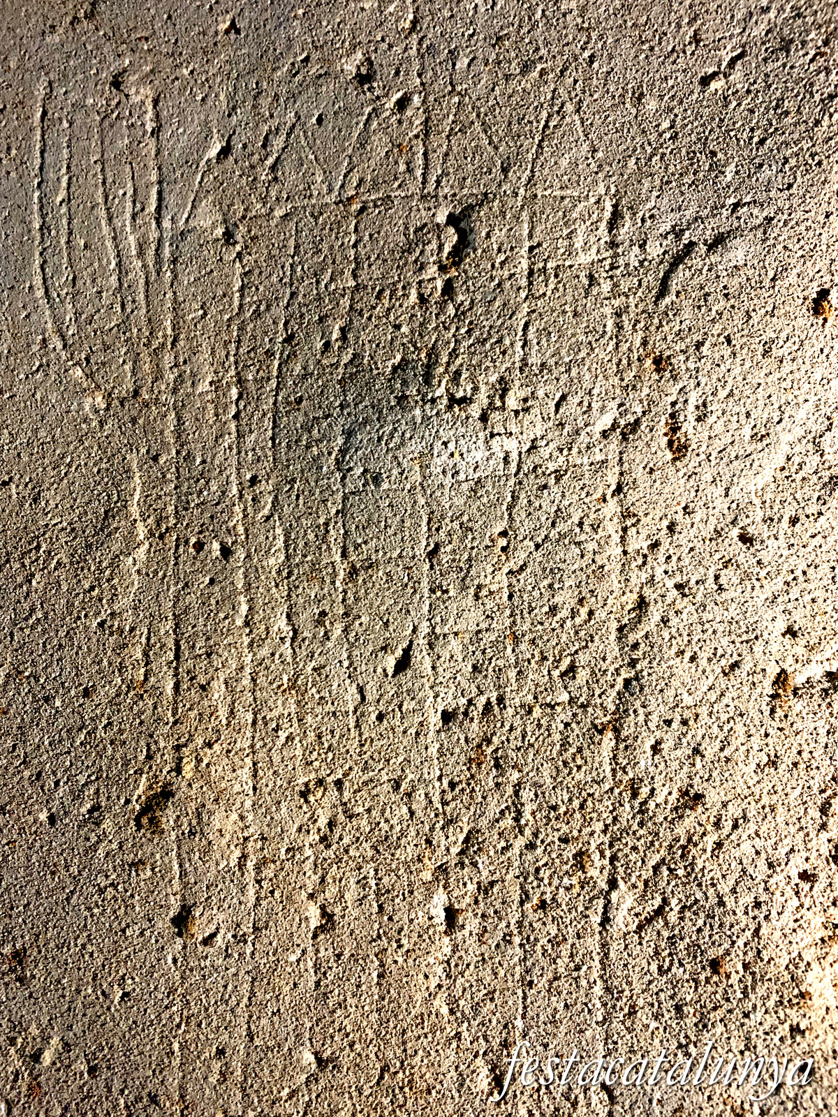 Castellfollit de Riubregós - Grafits del castell de Castellfollit 