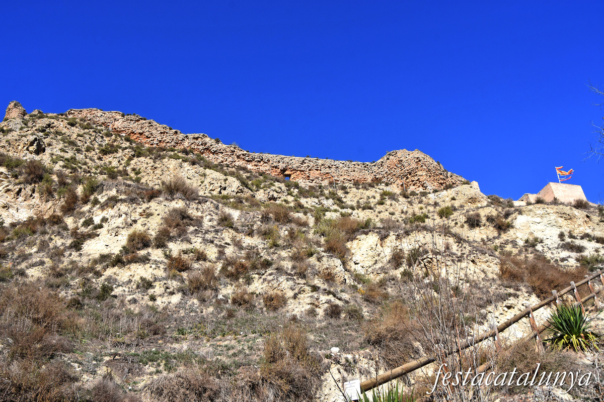 Castellfollit de Riubregós - Recinte emmurallat del castell de Castellfollit 
