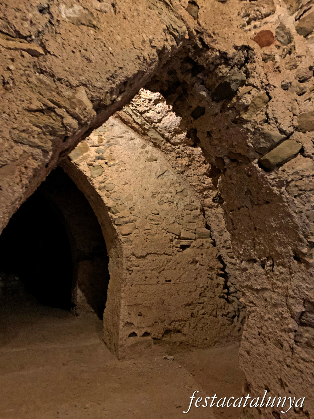 Castellfollit de Riubregós - Recinte emmurallat del castell de Castellfollit