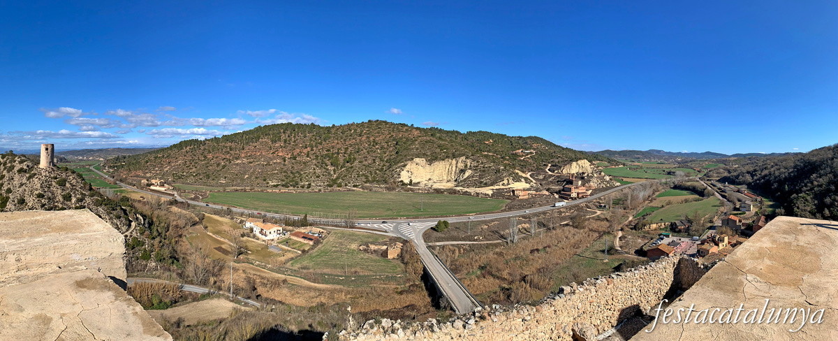 Castellfollit de Riubregós - Recinte emmurallat del castell de Castellfollit