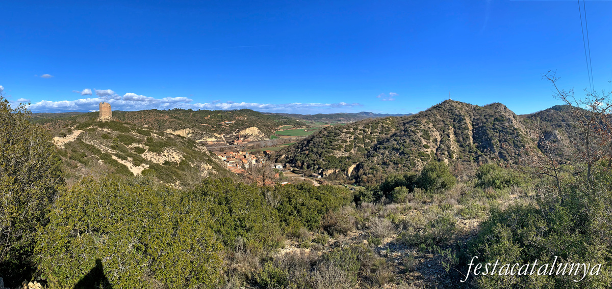 Castellfollit de Riubregós - Torre del Raval del castell de Castellfollit 
