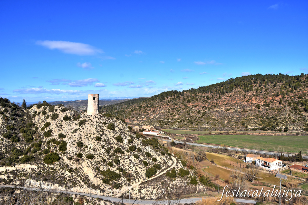 Castellfollit de Riubregós - Vistes panoràmiques des del castell de Castellfollit 