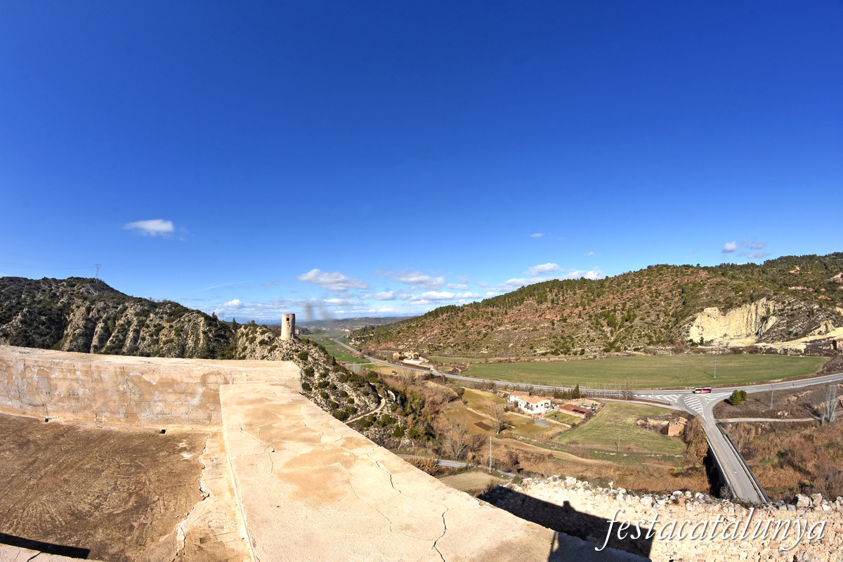 Castellfollit de Riubregós - Vistes panoràmiques des del castell de Castellfollit 