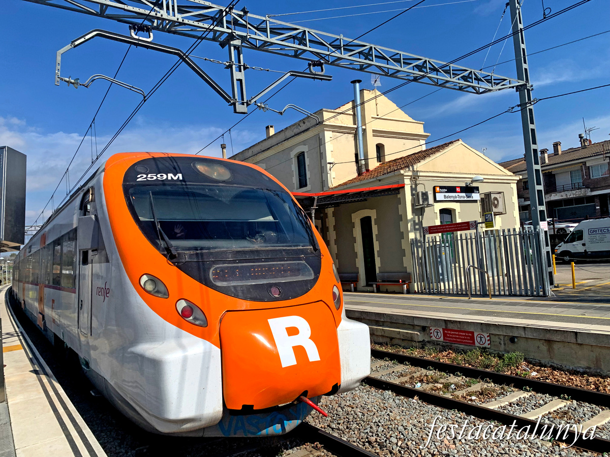 Seva - Estació a Sant Miquel de Balenyà 
