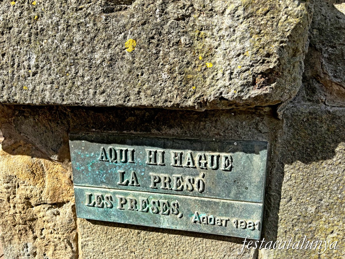 Les Preses - Testimoni de l'antiga presó 