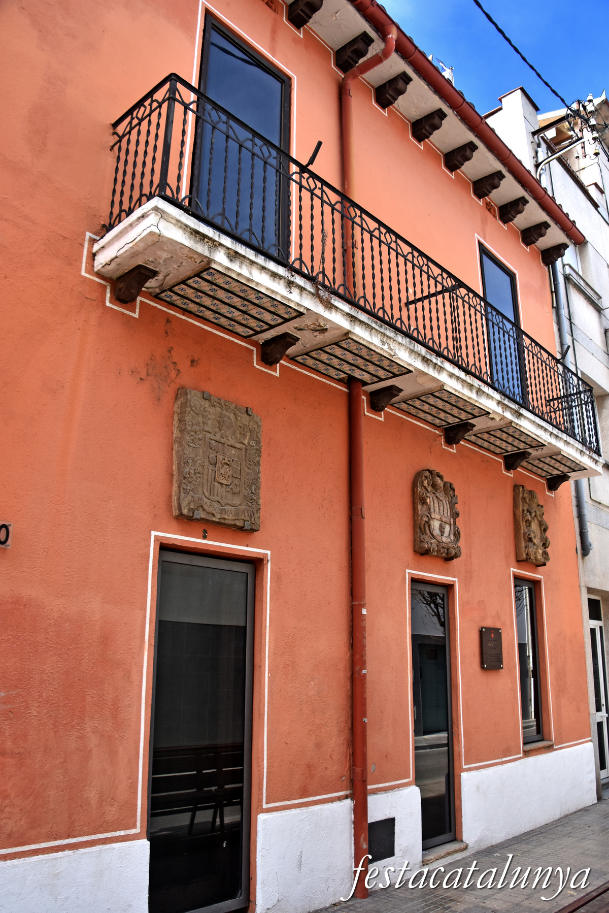 Mollet del Vallès - Carrer de Lluís Duran - Casa natal Abelló i Jordi Solé Tura 