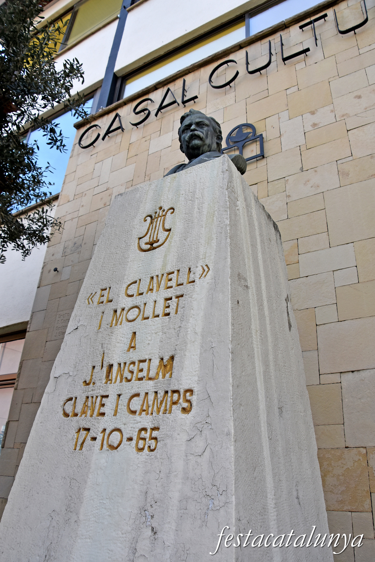 Mollet del Vallès - Bust d'Anselm Clavé 