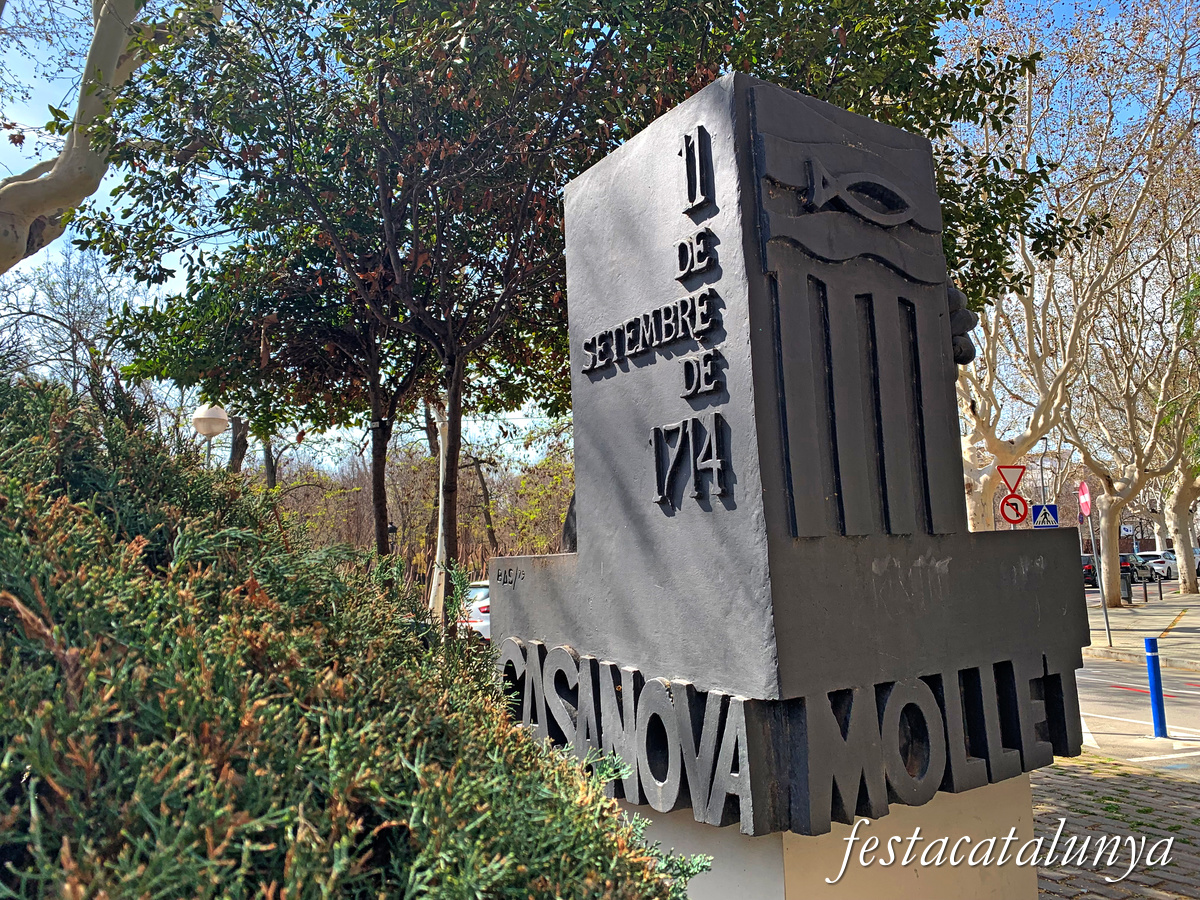 Mollet del Vallès - Homenatge a Rafael Casanova 