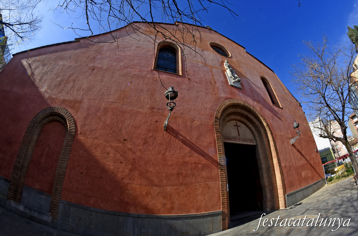 Mollet del Vallès - Església parroquial de Sant Vicenç - Façana principal