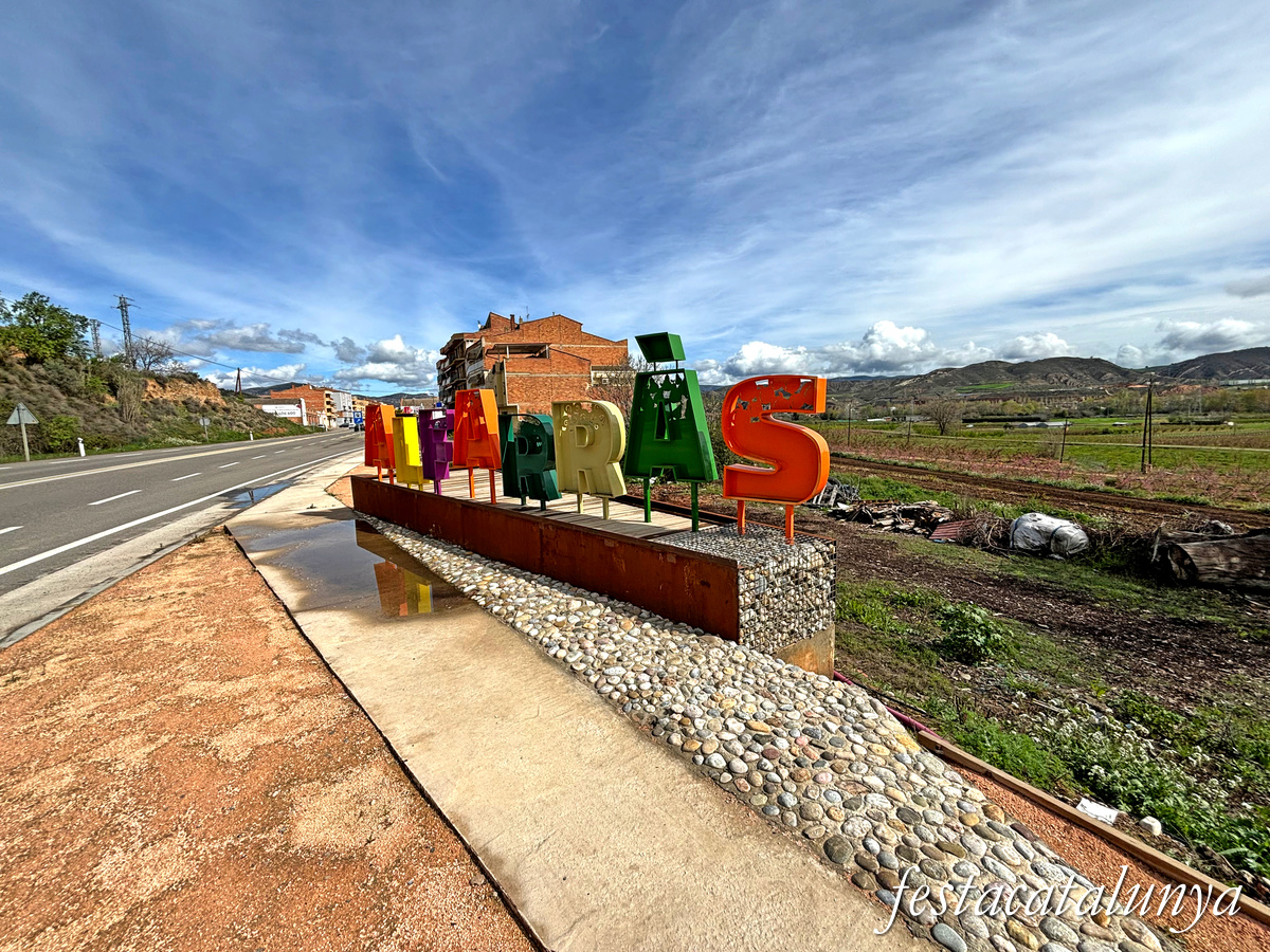 Alfarràs, cruïlla de camins - Alfarràs a la N-230 