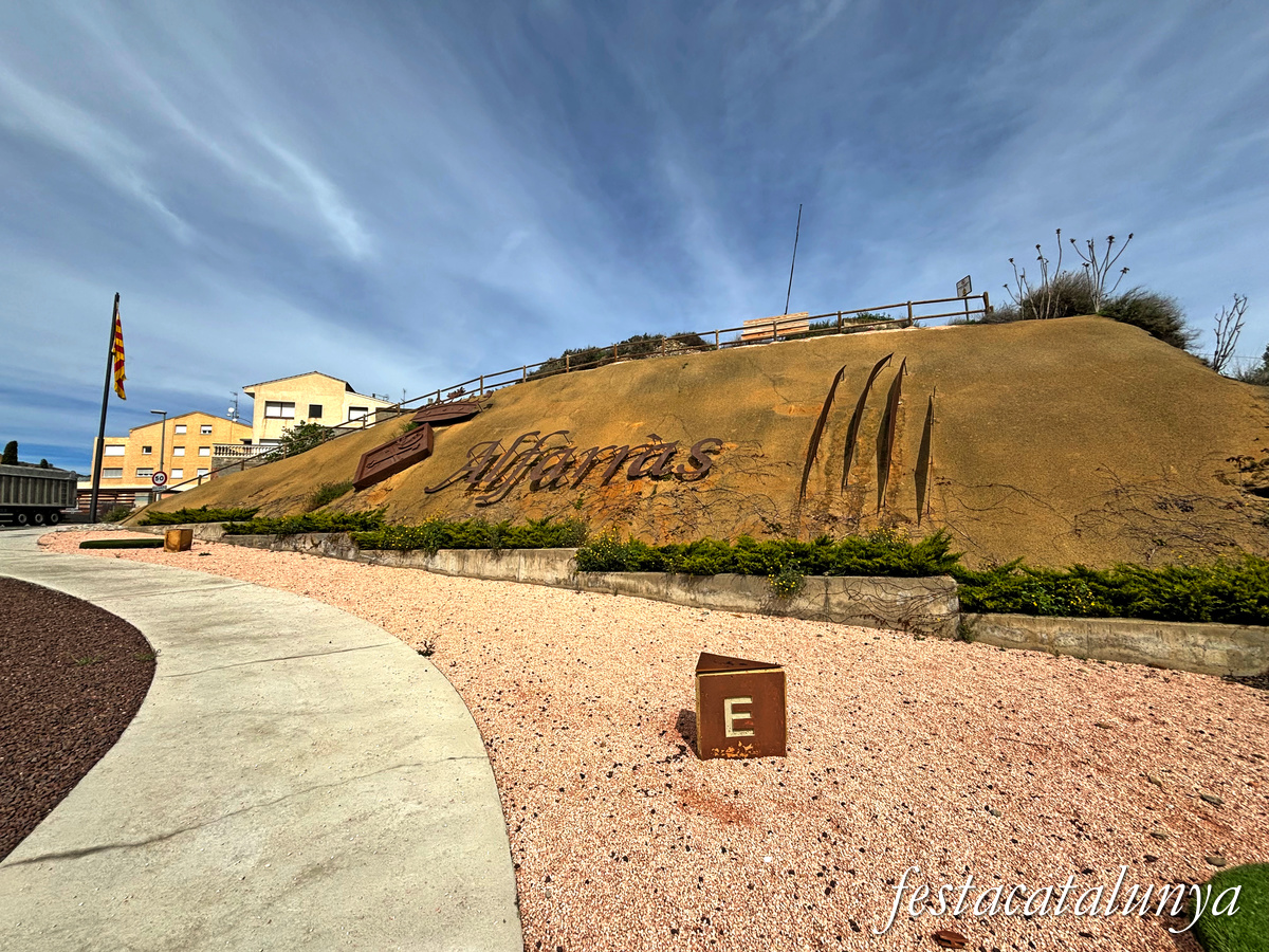 Alfarràs, cruïlla de camins - Alfarràs a la rotonda 