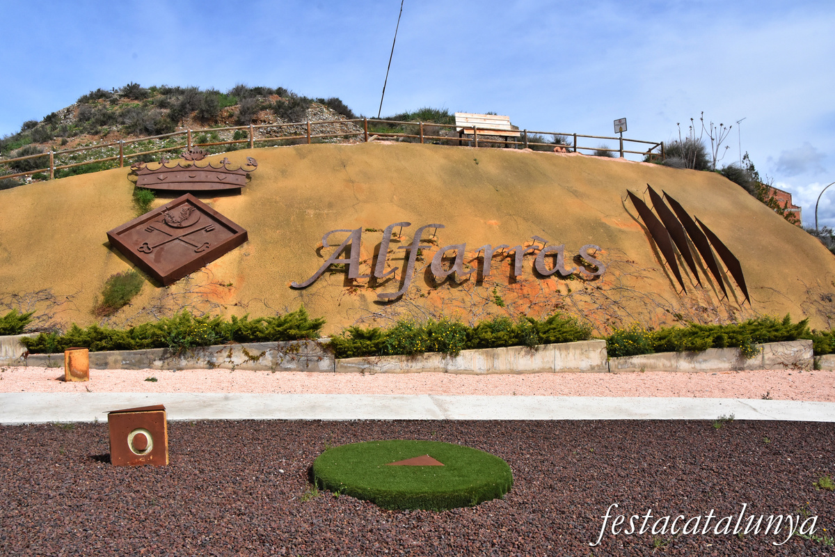 Alfarràs, cruïlla de camins - Alfarràs a la rotonda 