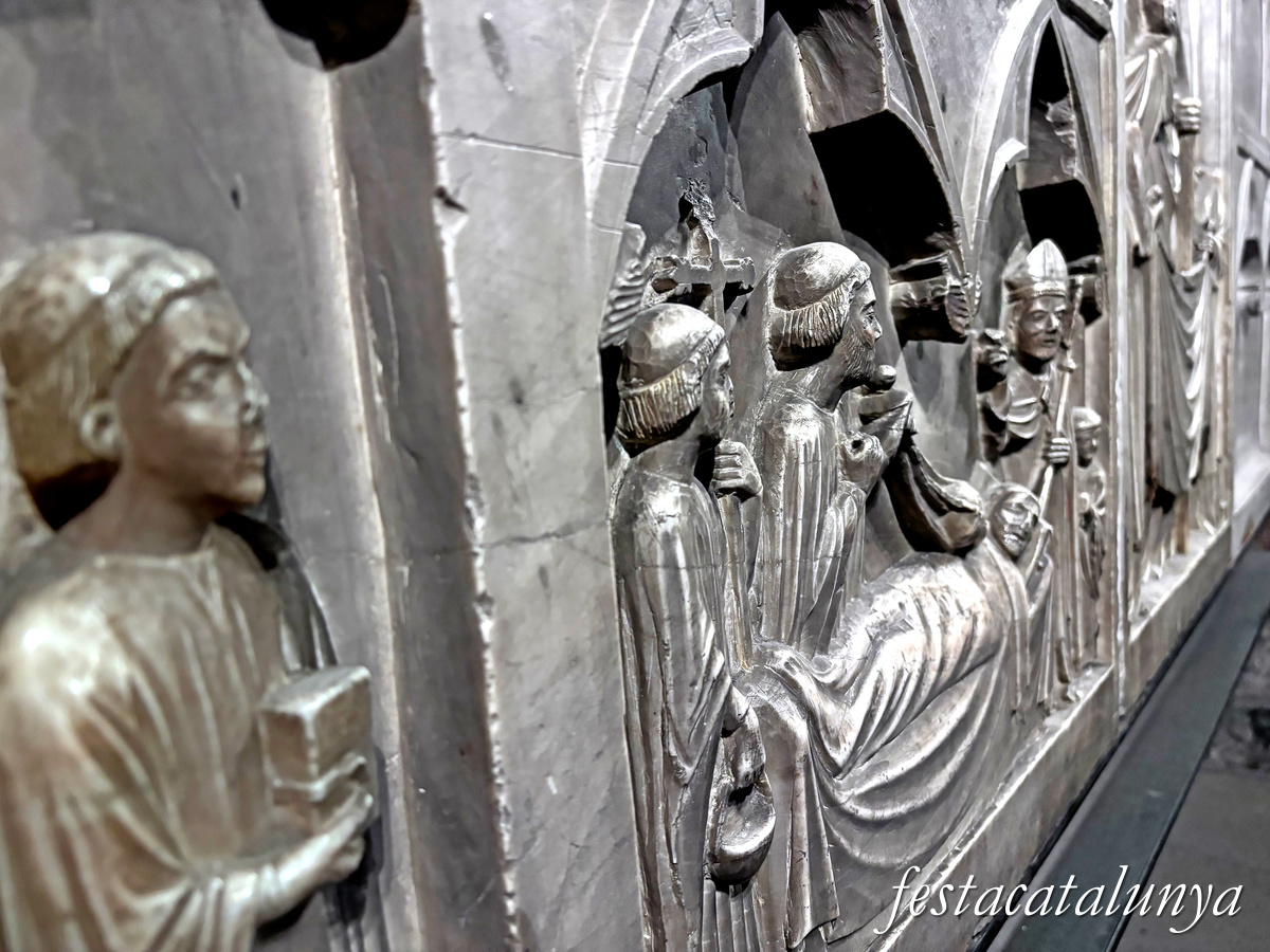 Sant Joan de les Abadesses - Retaule de Sant Agustí de l'església del monestir