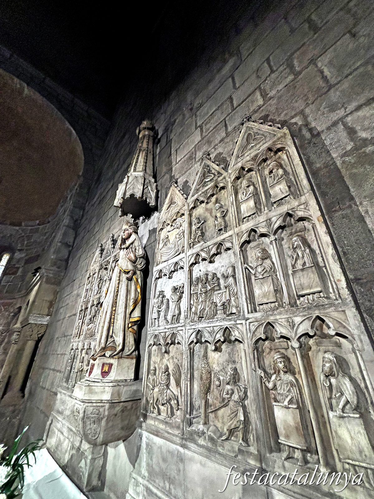 Sant Joan de les Abadesses - Retaule de Santa Maria la Blanca de l'església del monestir
