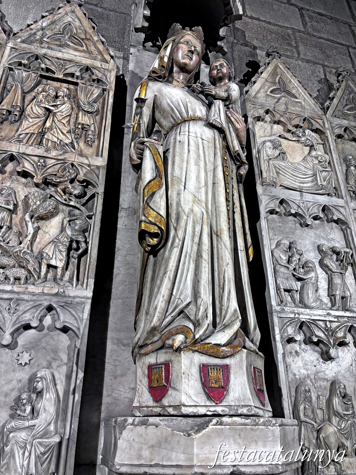 Sant Joan de les Abadesses - Retaule de Santa Maria la Blanca de l'església del monestir