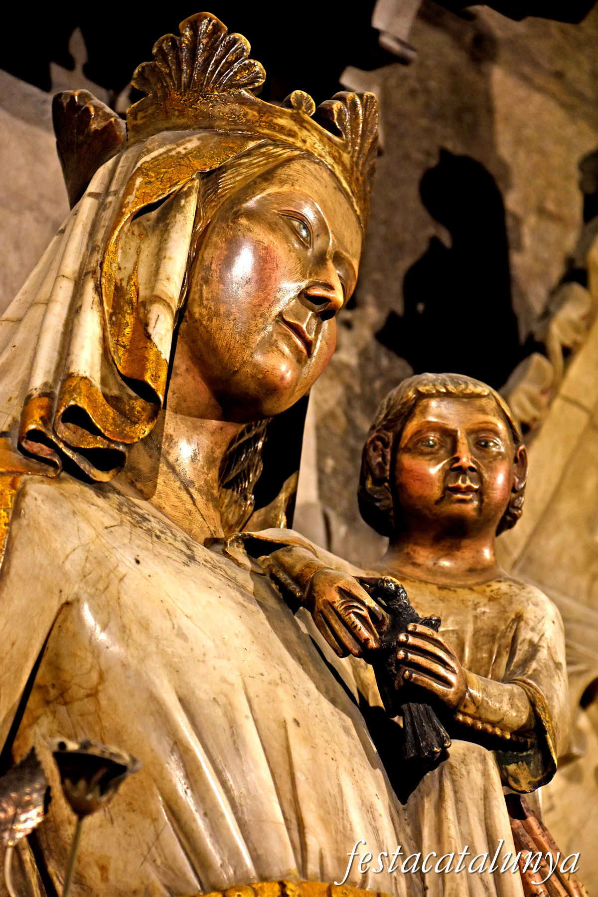 Sant Joan de les Abadesses - Retaule de Santa Maria la Blanca de l'església del monestir