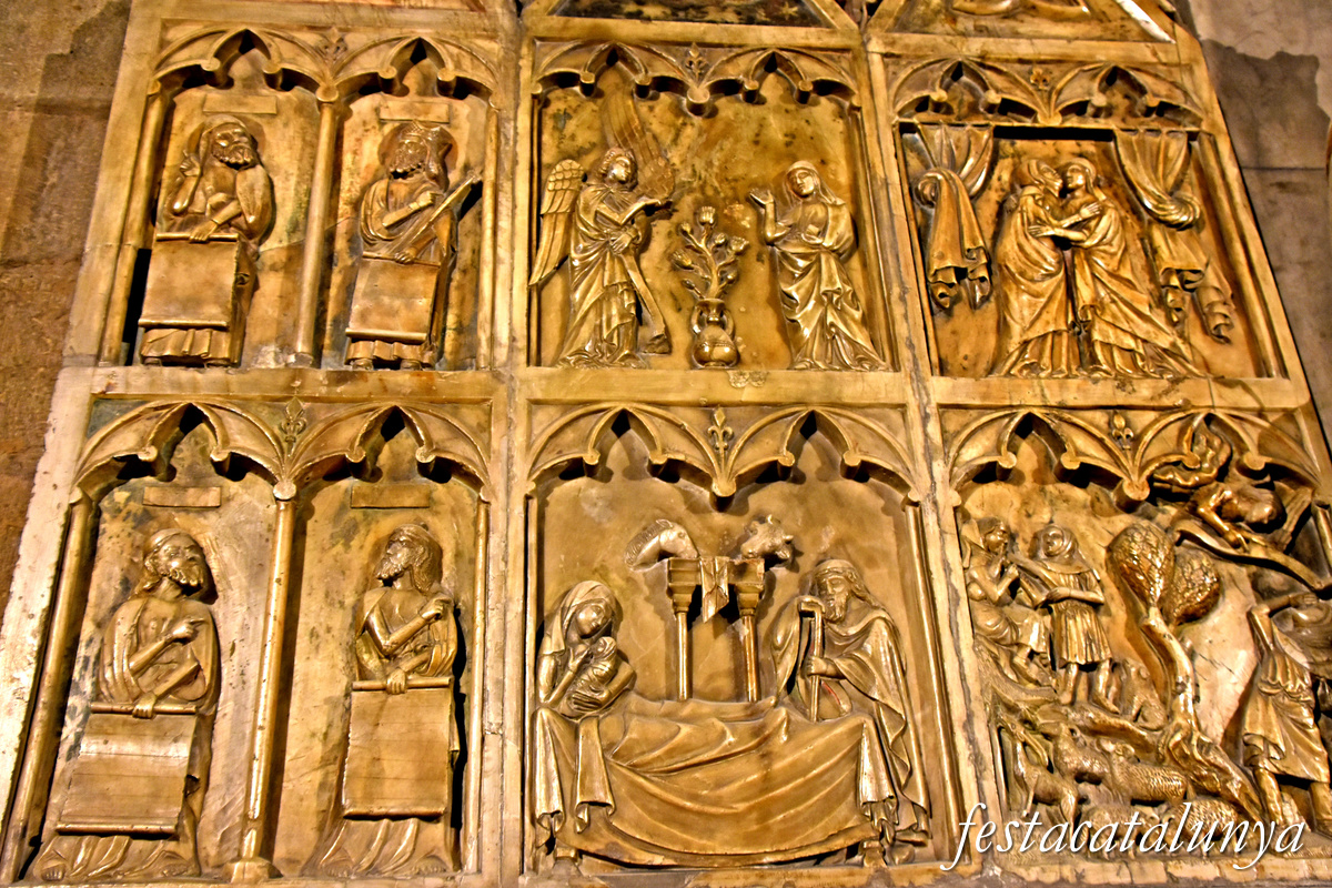 Sant Joan de les Abadesses - Retaule de Santa Maria la Blanca de l'església del monestir