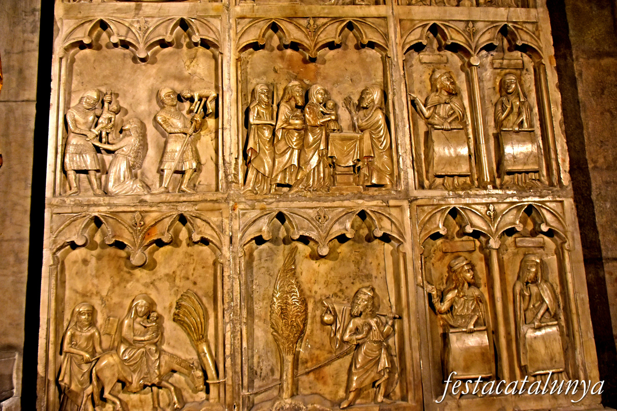 Sant Joan de les Abadesses - Retaule de Santa Maria la Blanca de l'església del monestir