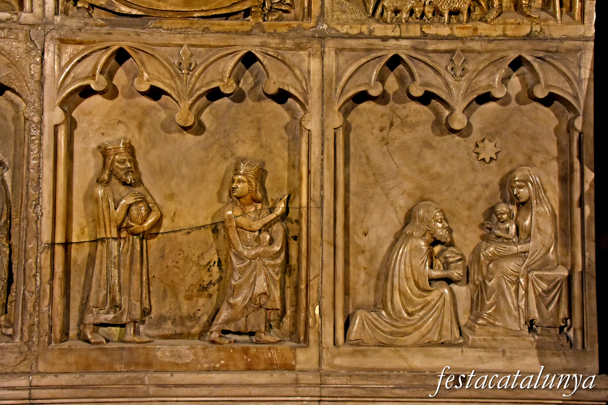 Sant Joan de les Abadesses - Retaule de Santa Maria la Blanca de l'església del monestir