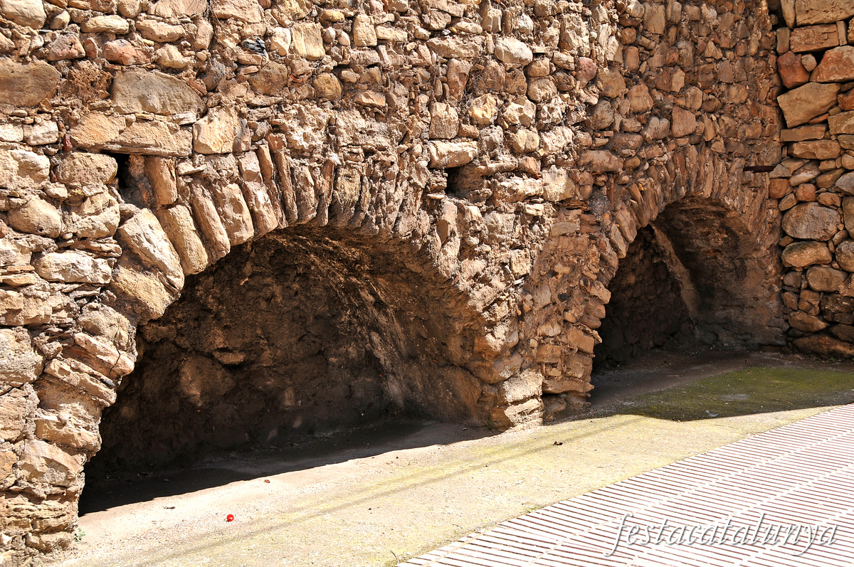 Oliana - Antic portal i muralles 