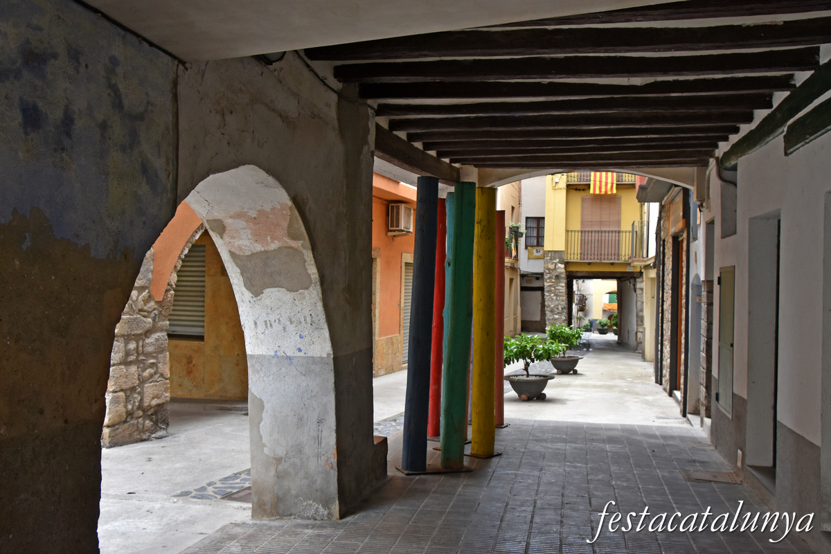 Organyà - Porxades del nucli històric