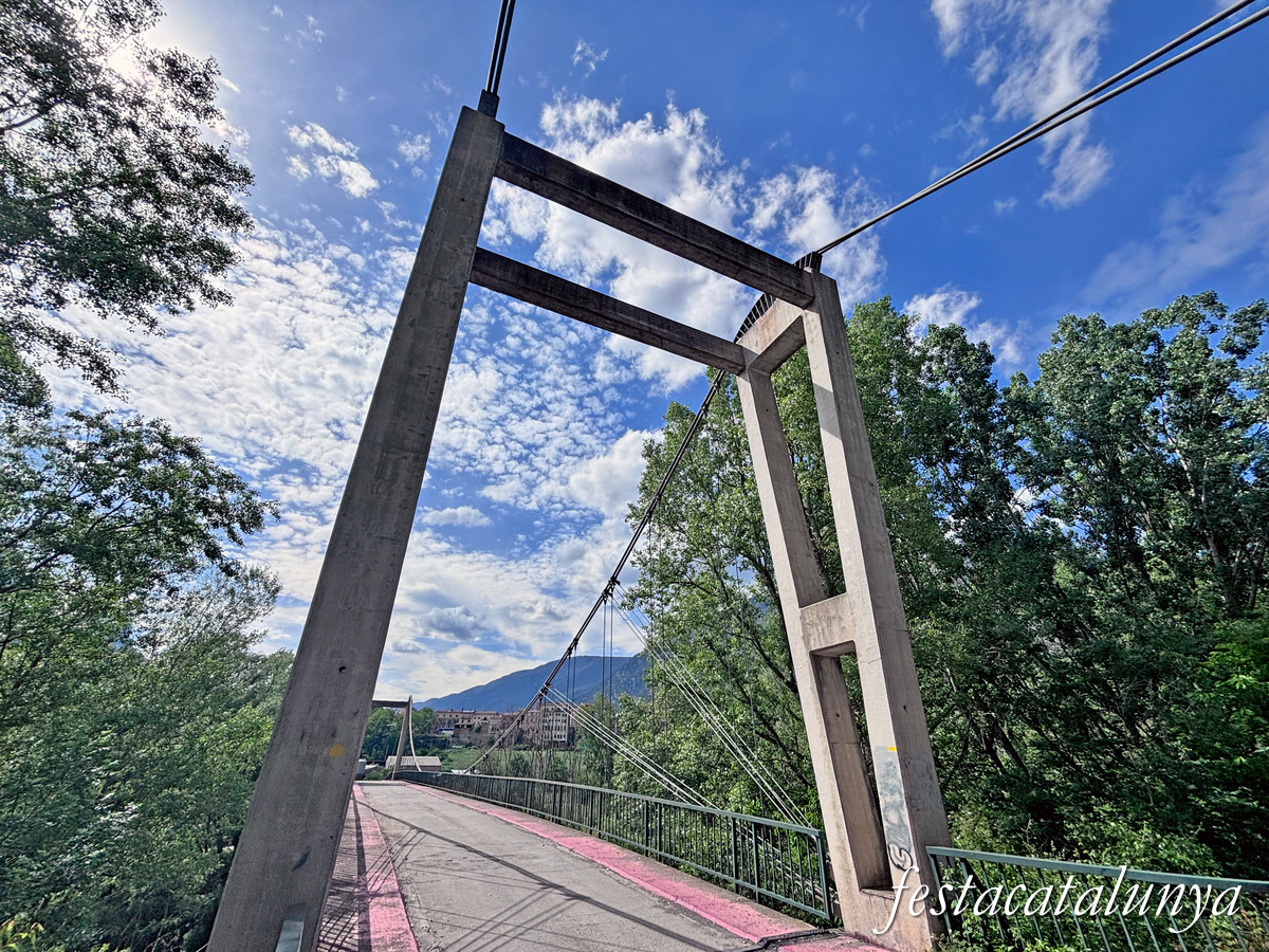 Organyà - Pont penjant de Fígols