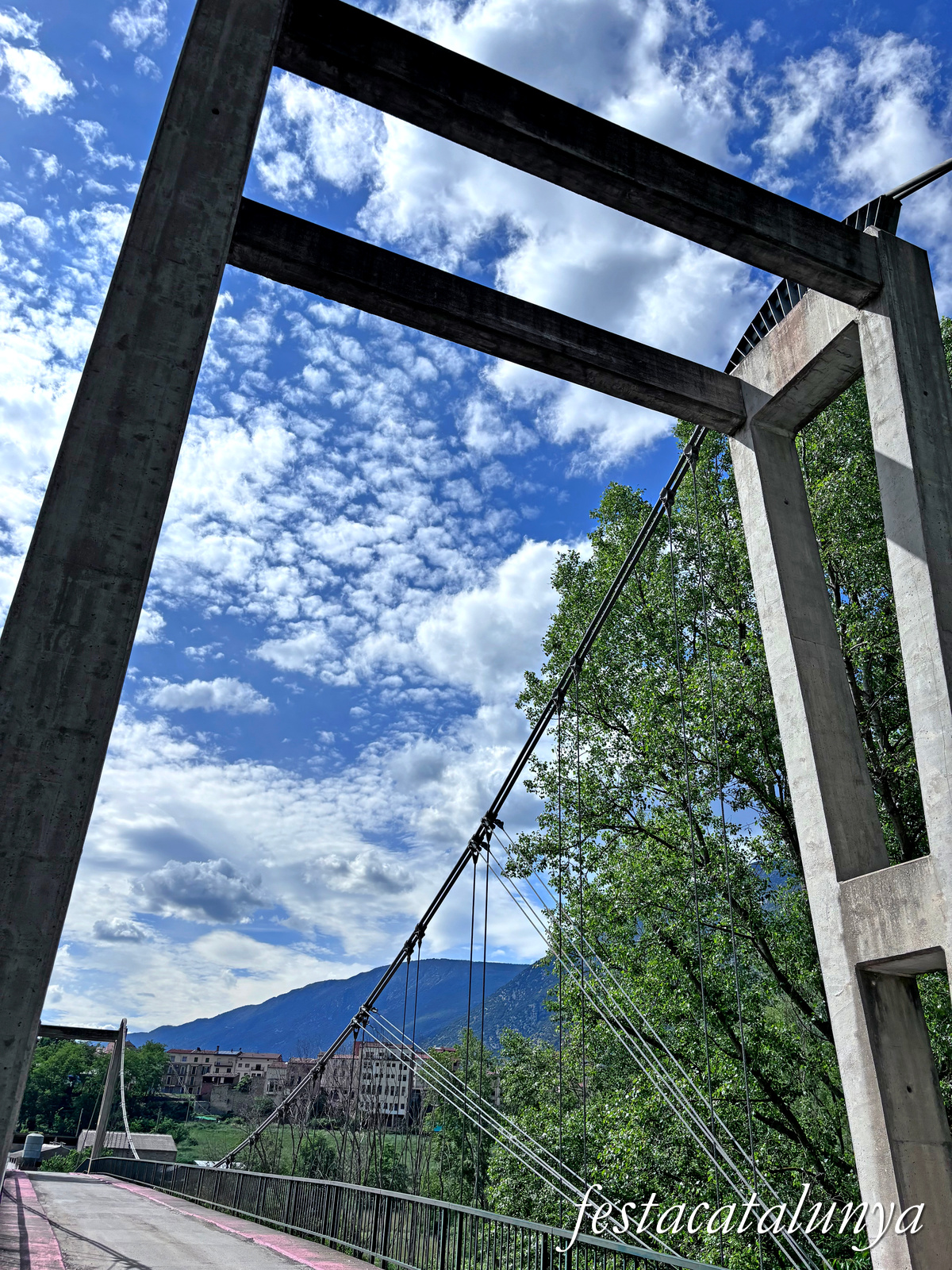 Organyà - Pont penjant de Fígols 