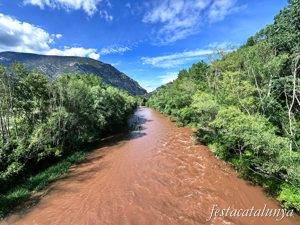 Organyà - Pont penjant de Fígols