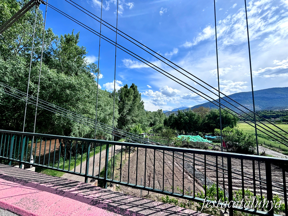 Organyà - Pont penjant de Fígols