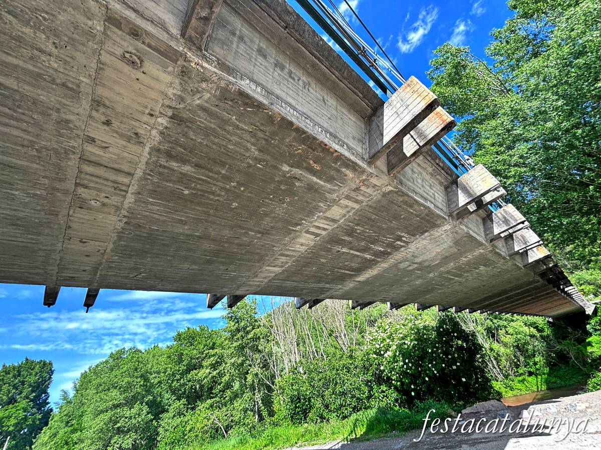 Organyà - Pont penjant de Fígols