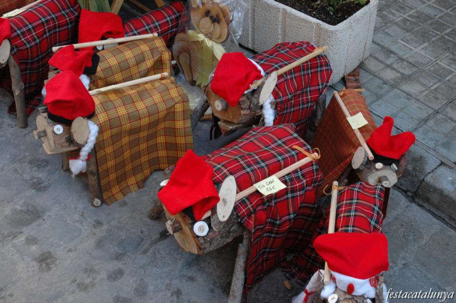 Fira de Santa Llúcia al voltant de la catedral de Barcelona