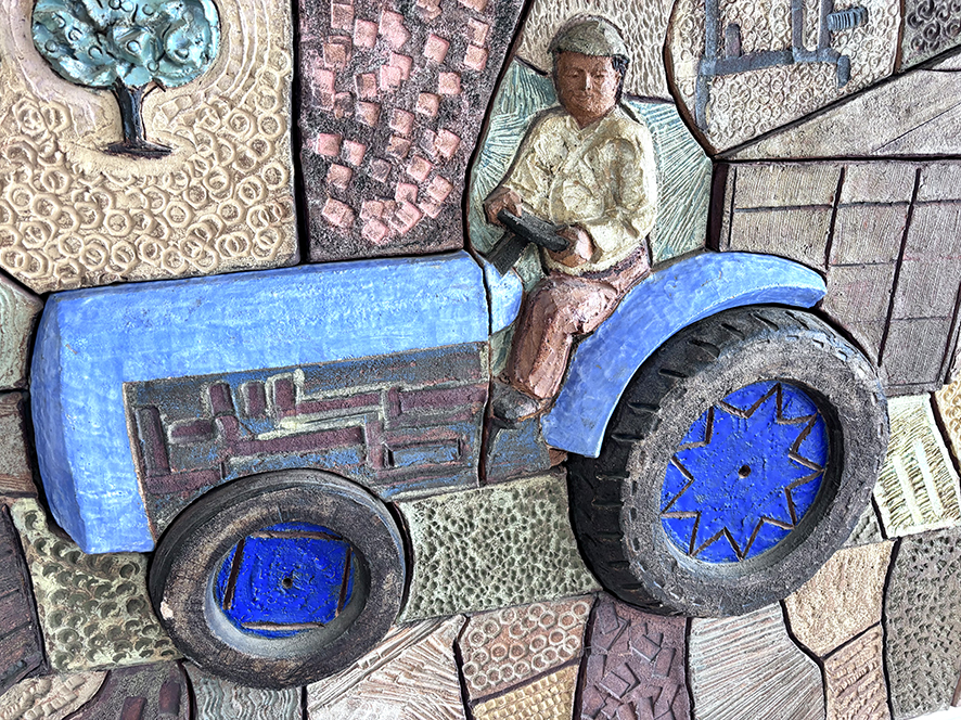 Mural Alpicat Ahir-Avui d'Enric Orobitg ***