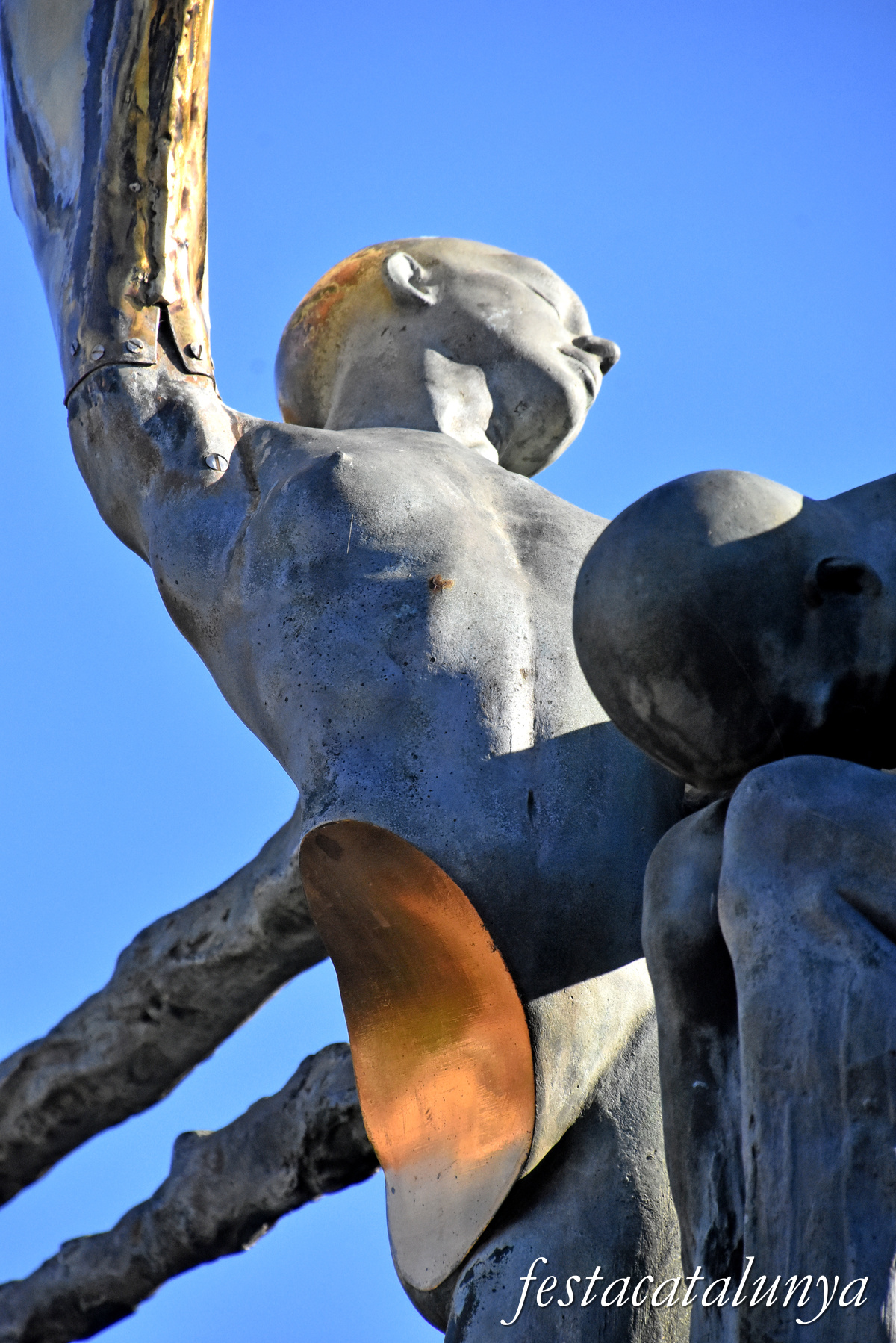 Vallromanes - Escultura l'Alba i el Capvespre