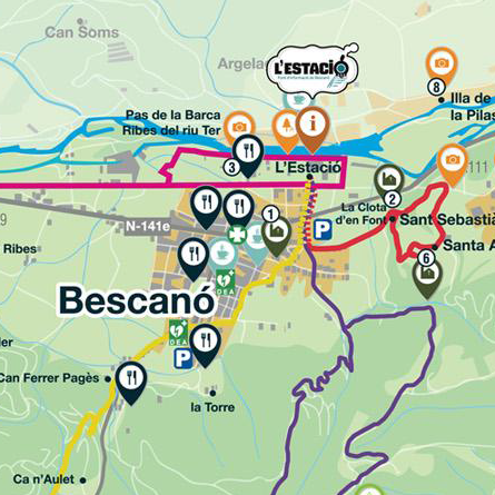 Rutes per conèixer el municipi de Bescanó