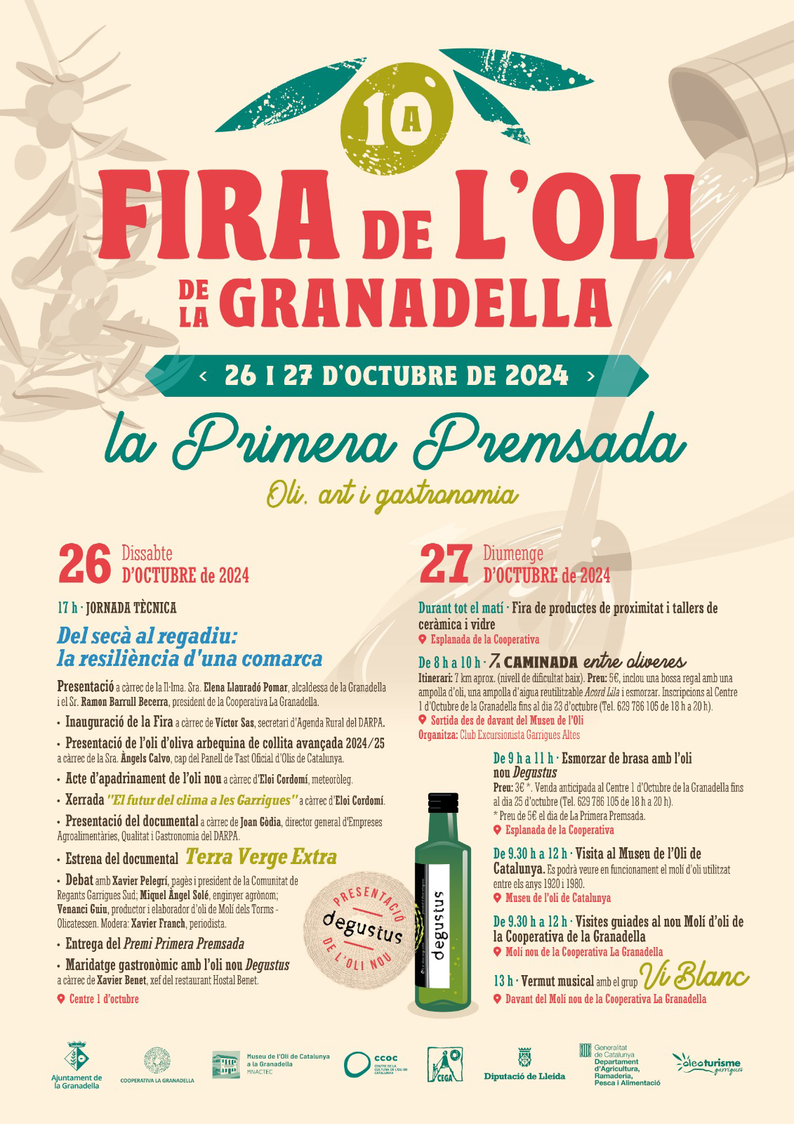 Fira de l'Oli -La Primera premsada. Oli, art i gastronomia- de la Granadella