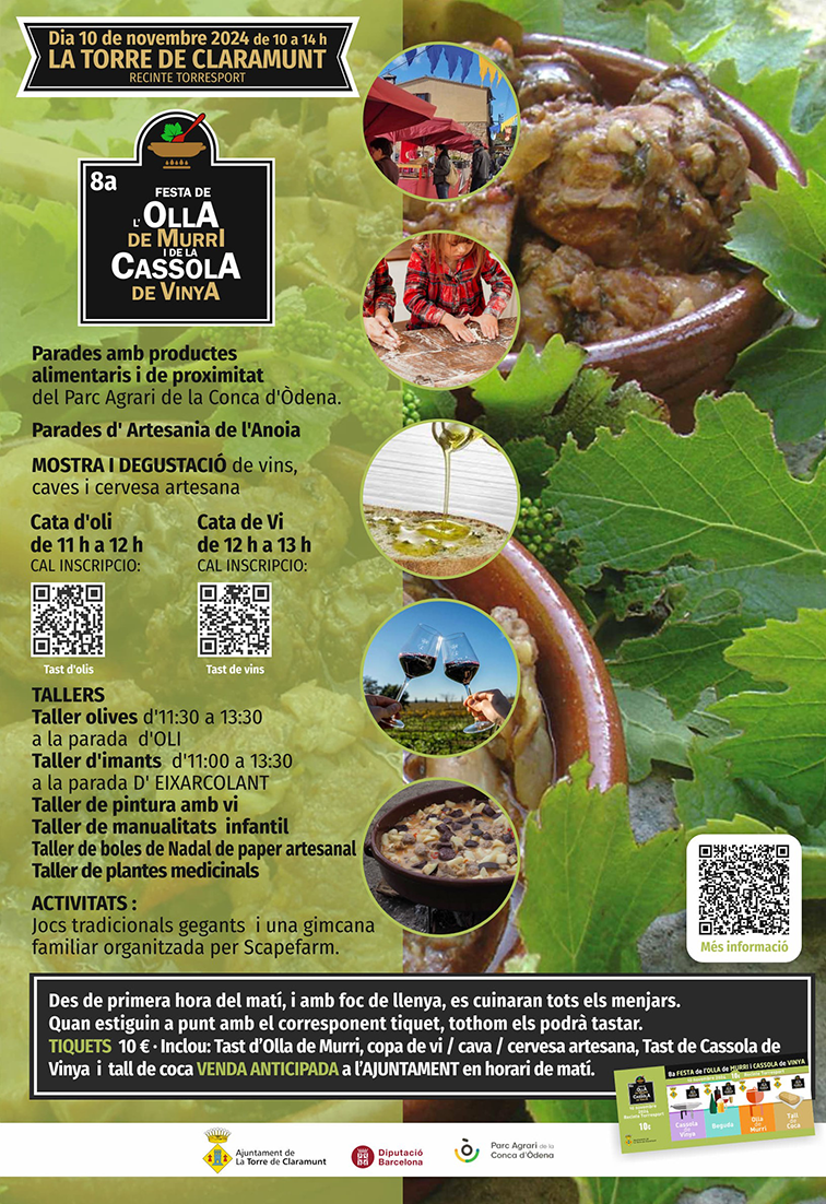 Festa de l'Olla de Murri i de la Cassola de Vinya a La Torre de Claramunt