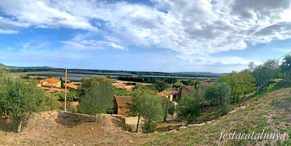 Fontanilles - Vistes panoràmiques des de les restes del castell