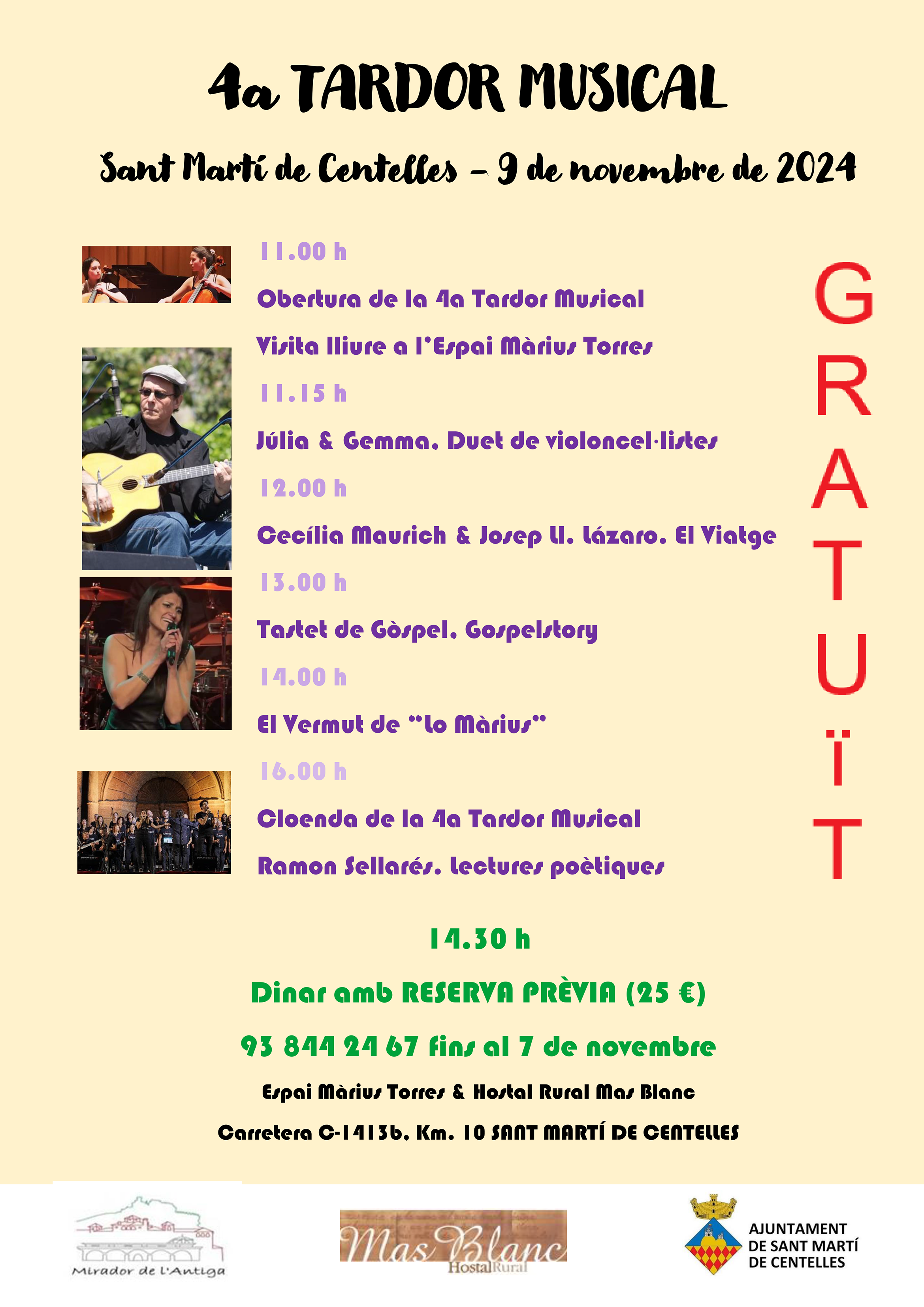 Tardor Musical a Sant Martí de Centelles