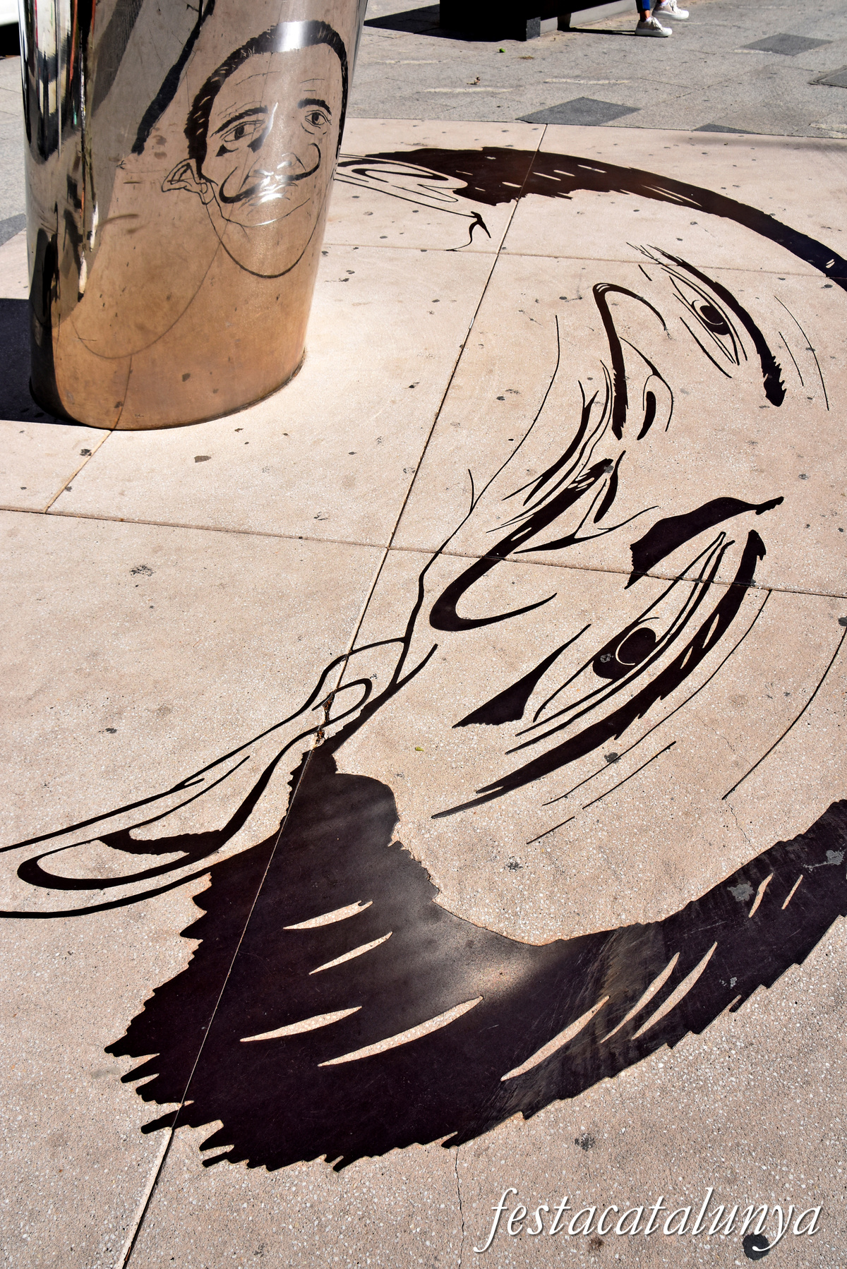 Figueres - Retrat o cara de Salvador Dalí 